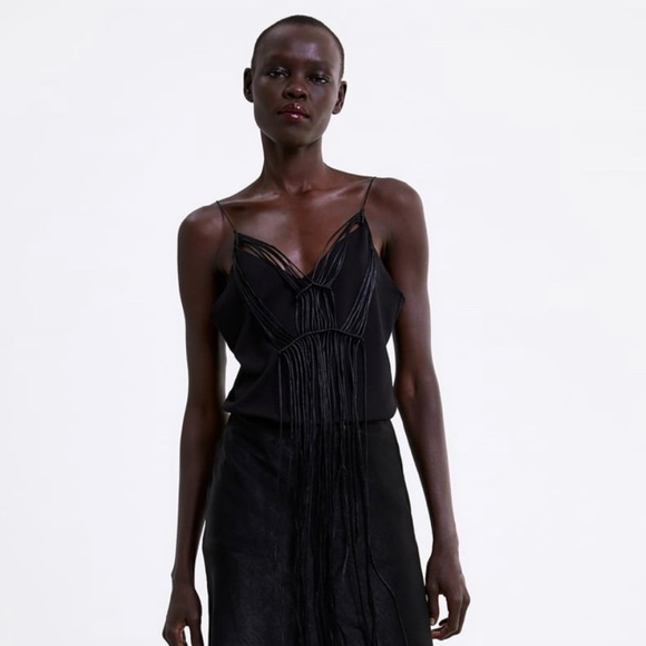 ZARA Macrame top - Picture 3 of 5